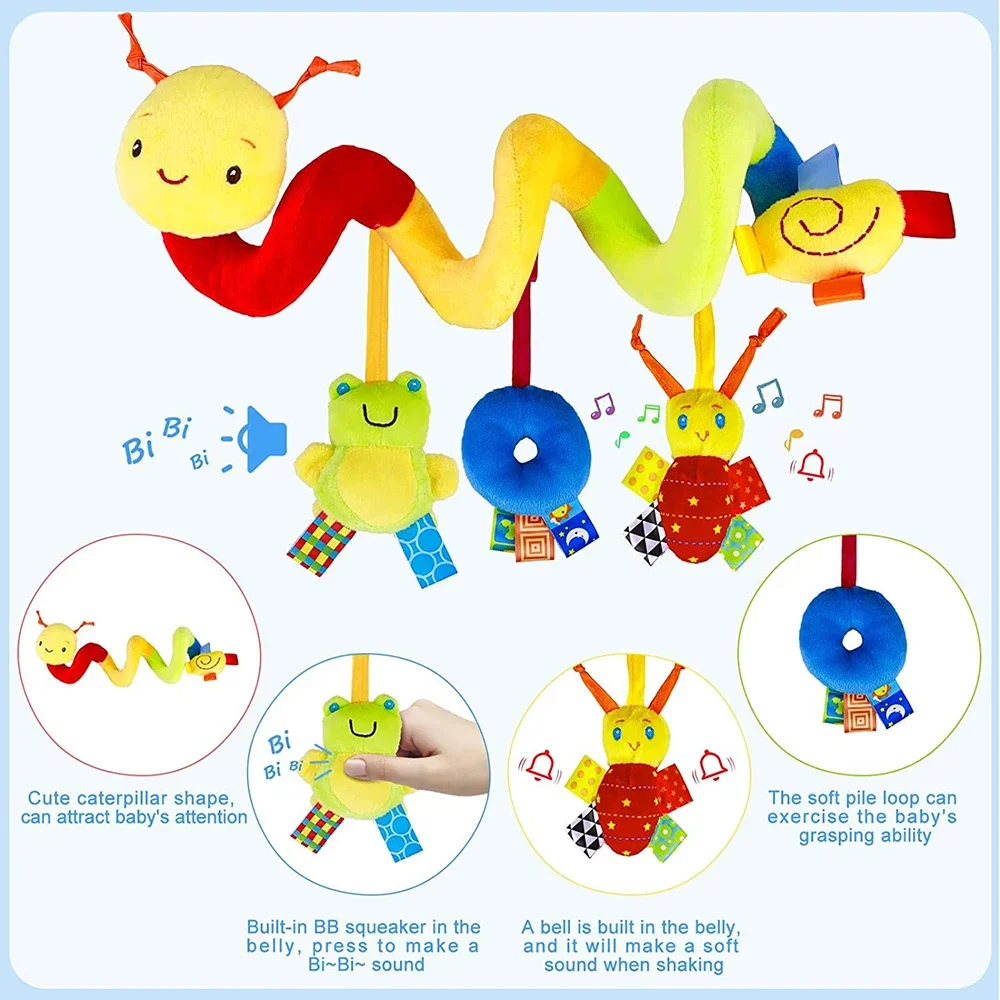 Spiral Stroller Toys Newborn P - Baby Nursery Trolley recension och pris