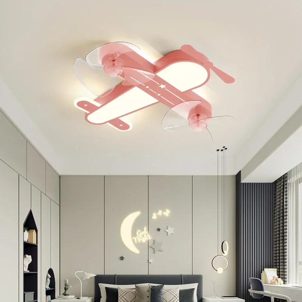 Modern Airplane Led Ceiling Li - Baby Nursery Light Fixture recension och pris