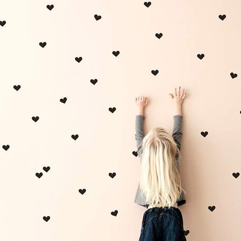 Heart Baby Room Decorative Sti - Baby Nursery Decor Girl recension och pris