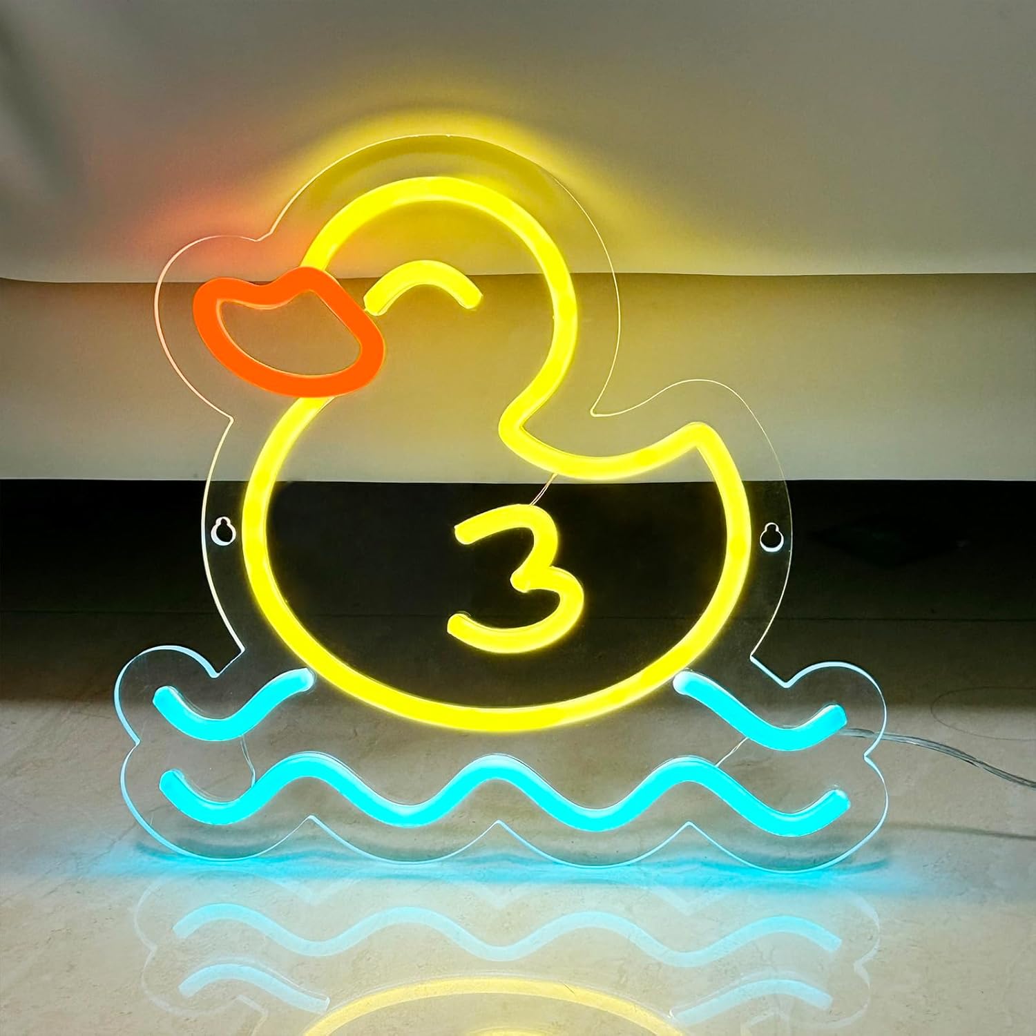 Duck  Neon Sign LED Wall Art U - Baby Nursery Wall Lights recension och pris