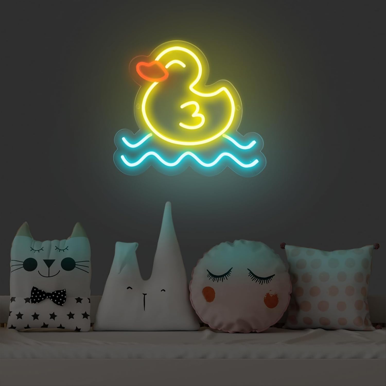 Duck  Neon Sign LED Wall Art U - Baby Nursery Wall Lights recension och pris