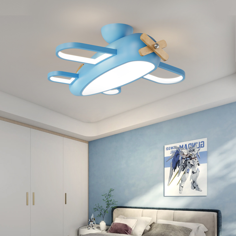 Cartoon Airplane Chandelier Ce - Baby Nursery Light Fixture recension och pris