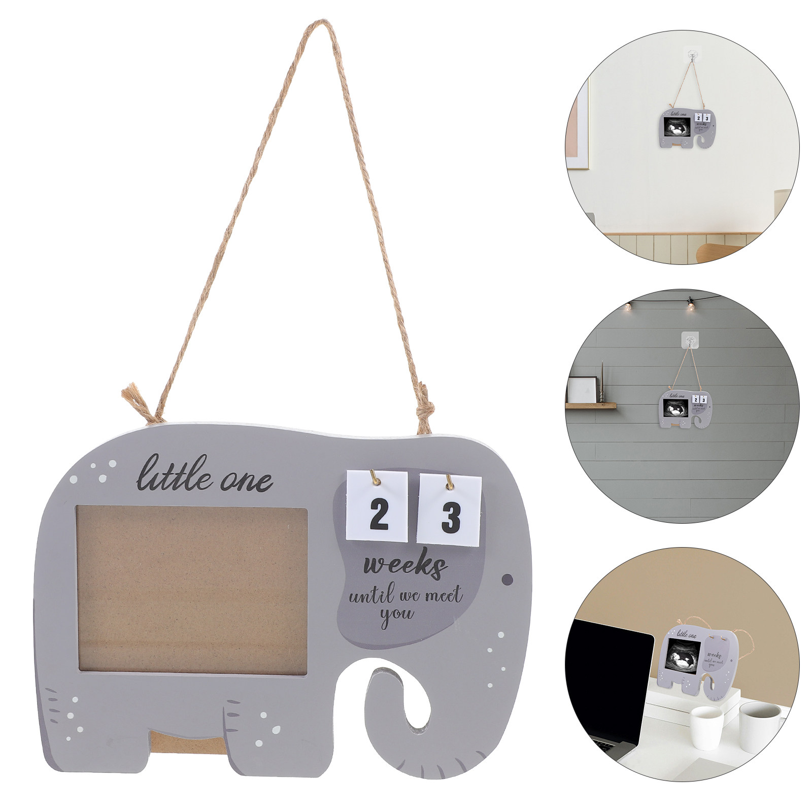 Baby Sonogram Photo Frame Wood - Baby Nursery Frames recension och pris