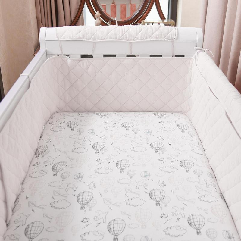 Bumper for Baby Bed Fence Cot  - Baby Nursery Decor Girl recension och pris