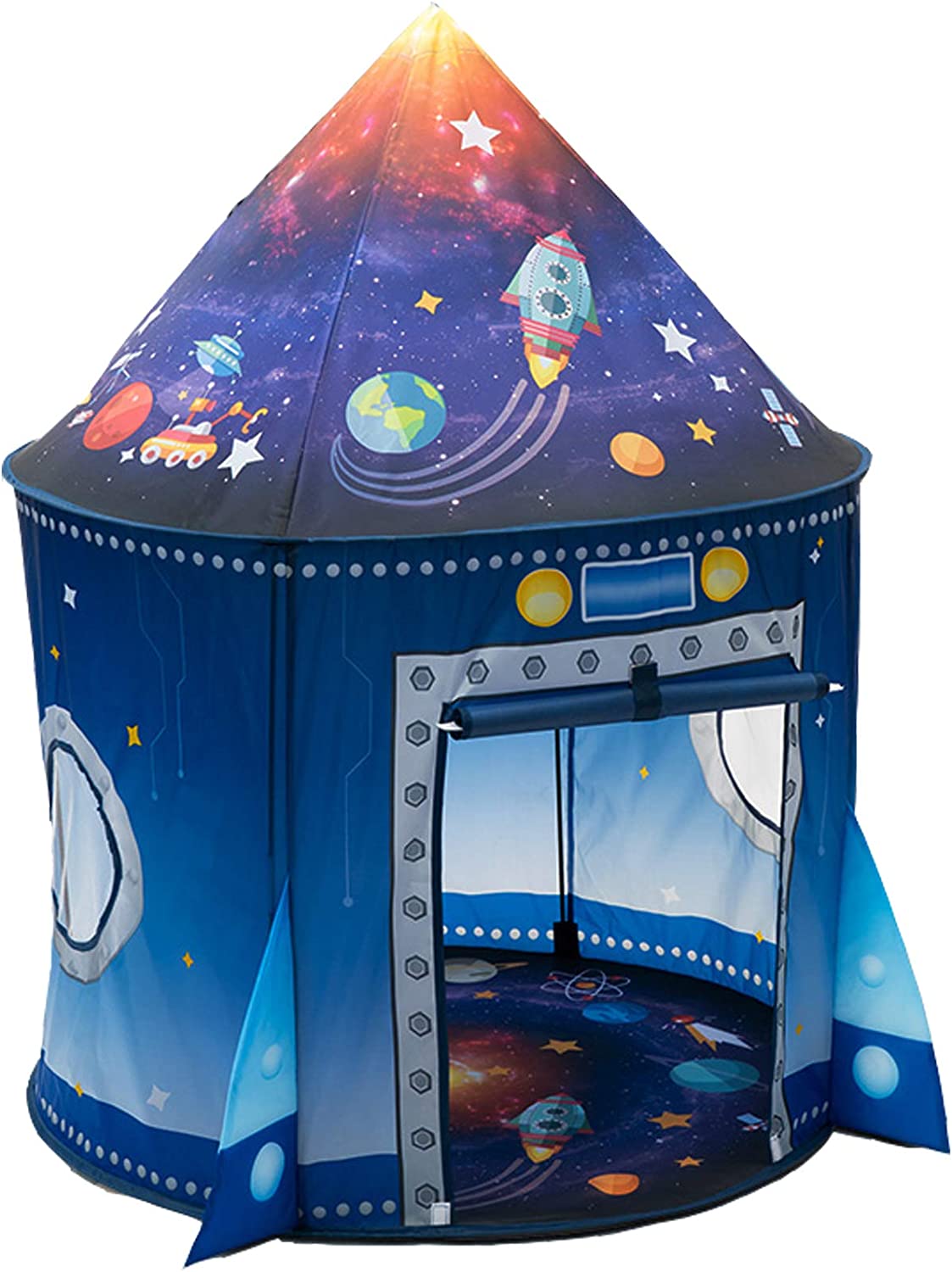 Rocket Ship Kids Tent Pop Up P - Baby Nursery Boy recension och pris