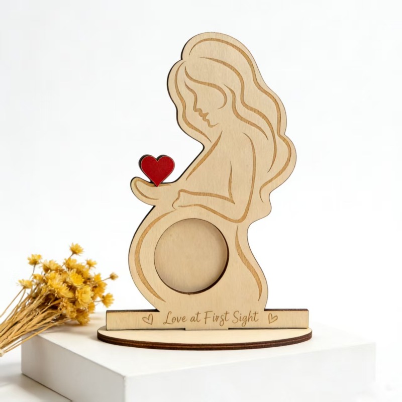 Personalized Baby Photo Wooden - Baby Nursery Frames recension och pris