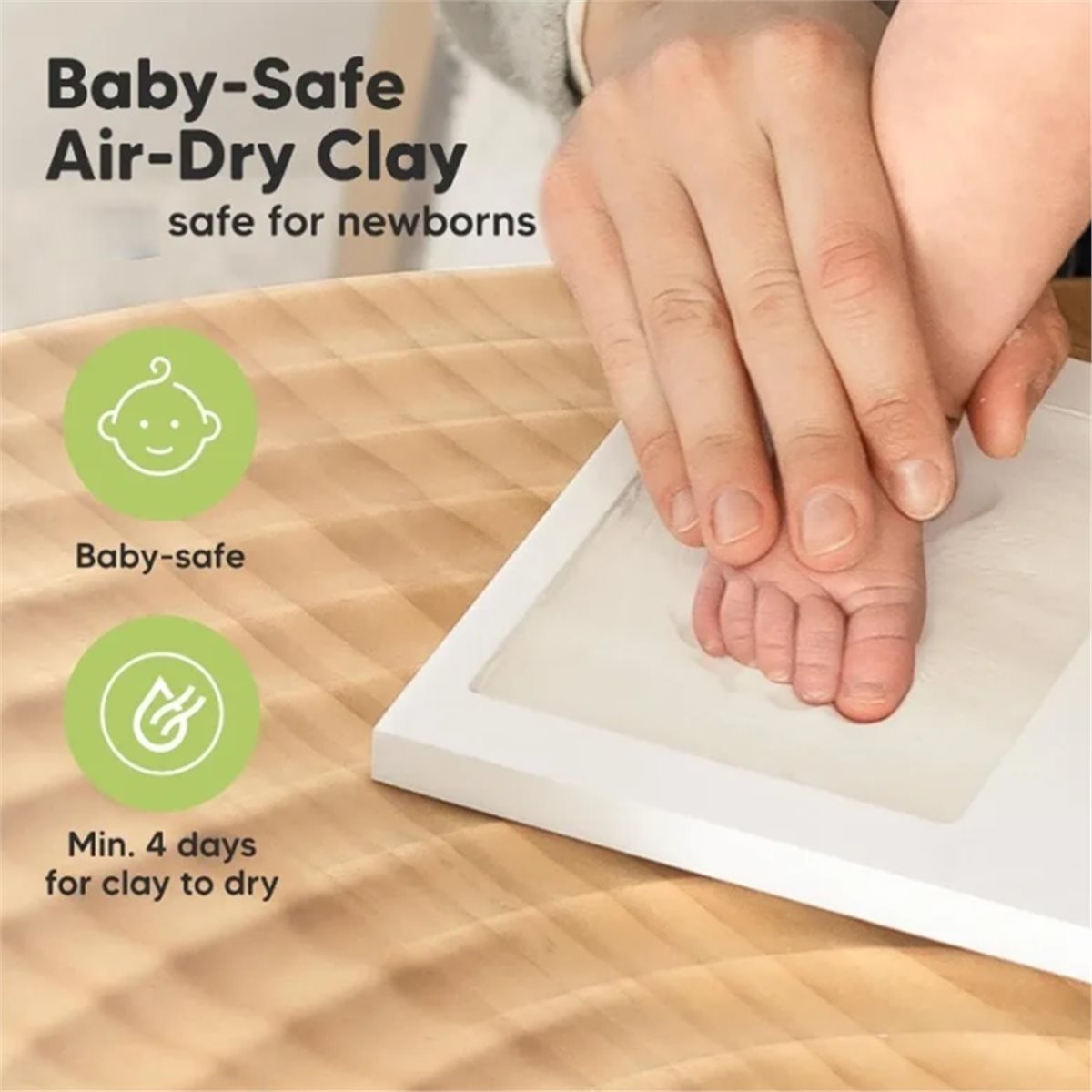 Y69A Baby Handprint & Footprin - Baby Nursery Frames recension och pris